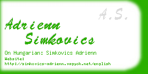 adrienn simkovics business card